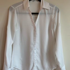 Express Portfolio Button up (white)